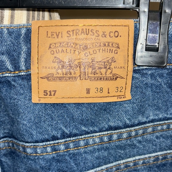 Levi’s | 1996 VINTAGE - Made in USA - 517 Orange Tab Jeans | Men - Size: 38x34 - Picture 8 of 12